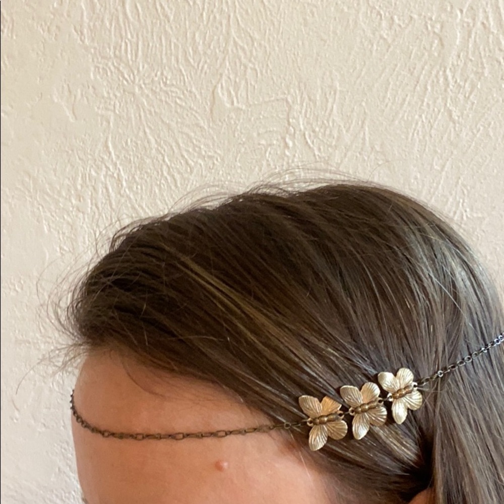 Butterfly boho head chain